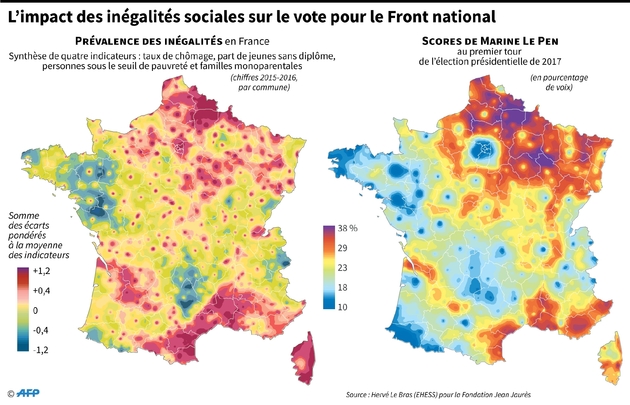 L'impact des inégalités sociales sur le vote pour le Front national