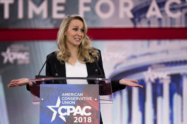 Marion Maréchal-Le Pen lors de la conférence CPAC près de Washington le 22 février 2018