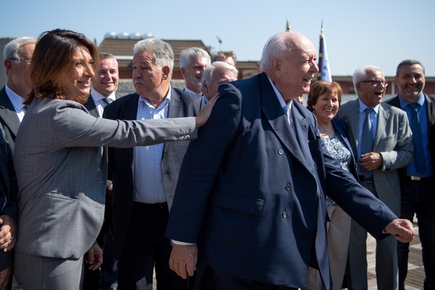 Martine Vassal et Jean-Claude Gaudin à Marseille, le 20 septembre 2018