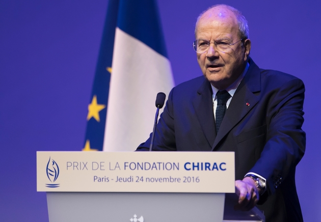 Marc Ladreit de Lacharrière, patron de Fimalac, milliardaire et ami de longue date de François Fillon, le 24 novembre 2016 à Paris