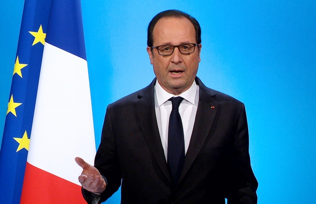 Capture d'écran du discours de François Holande, à l'Elysée le 1er décembre 2016