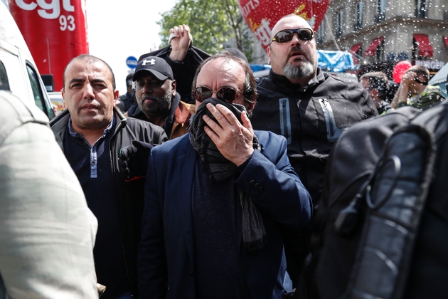 Le secrétaire général de la CGT Philippe Martinez lors du défilé du 1er mai 2019 à Paris