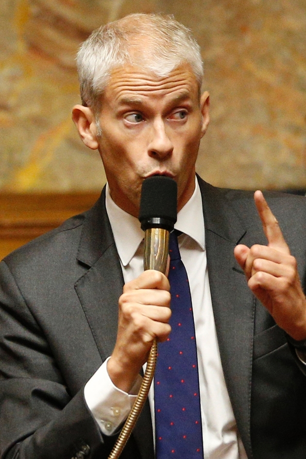 Le député Franck Riester, le 28 juin 2017 à Paris