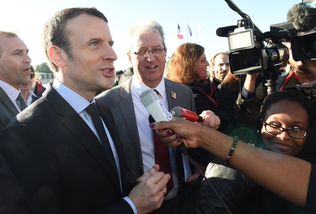 Emmanuel Macron à Bordeaux, le 10 mars 2016