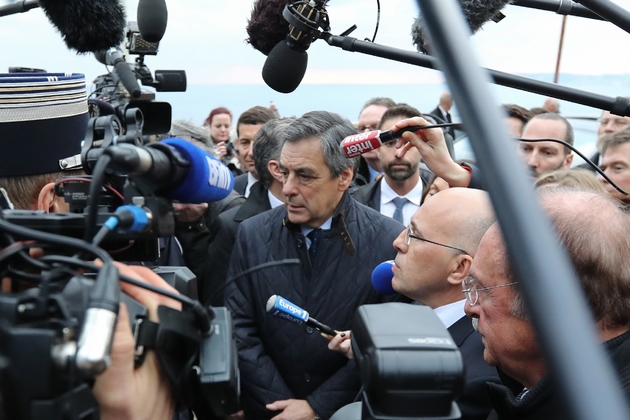 François Fillon à Menton, le 11 janvier 2017