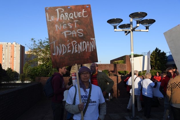 Manifestation des soutiens de LFI le 19 septembre 2019 à Bobigny