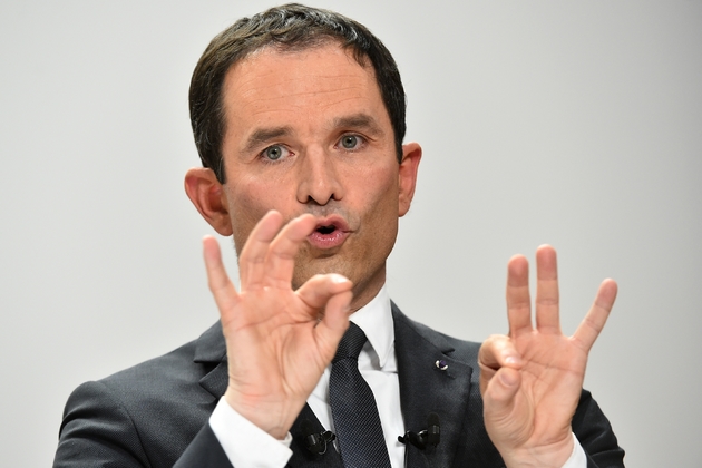 Benoît Hamon en meeting le 21 février 2017 à  Blois