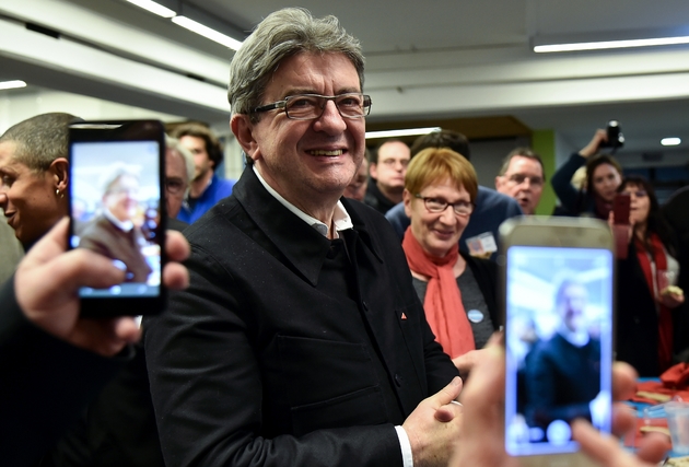 Jean-Luc Melenchon le 11 janvier 2017 au Mans