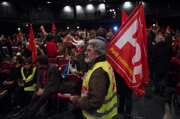 Meeting du PCF à Marseille pour le lancement de la campagne des Européennes, le 5 février 2019 