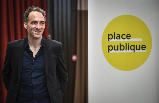 L'essayiste Raphaël Glucksmann, fondateur dcu parti Place Publique, annonce sa candidature aux Européennes, le 15 mars 2019 à Paris