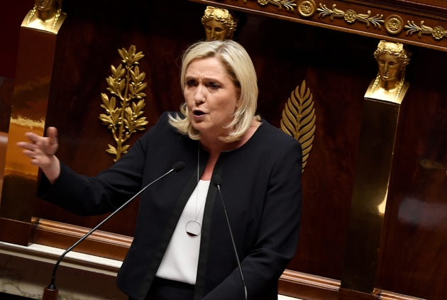 Marine Le Pen, le 7 octobre 2019 à l'Assemblée nationale 
