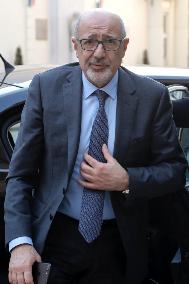 Le président du Conseil représentatif des institutions juives de France (Crif) Francis Kalifat à Paris le 19 février 2019