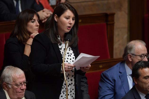 Marine Brénier à l'Assemblée nationale, le 10 janvier 2017 à Paris