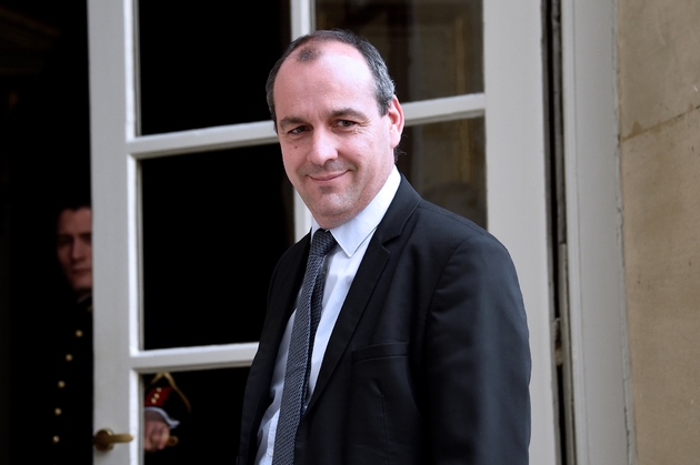 Laurent Berger, secrétaire général de la CFDT arrive à l'Hôtel Matignon à Paris le 29 juin 2016 