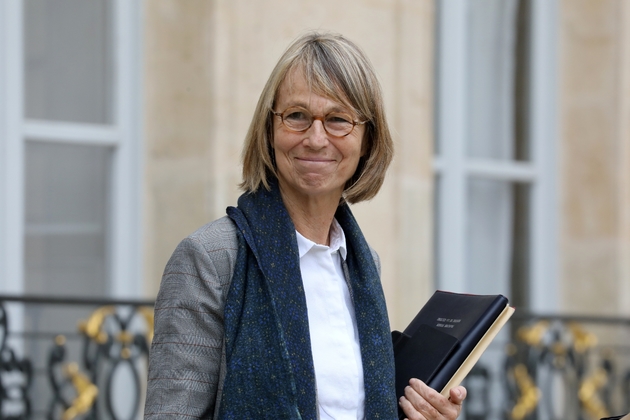 La ministre de la Culture Françoise Nyssen à l'Elysée, le 03 octobre 2018
