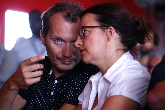 Les responsables écologistes David Cormand et Cécile Duflot, le 10 décembre 2016 à Paris