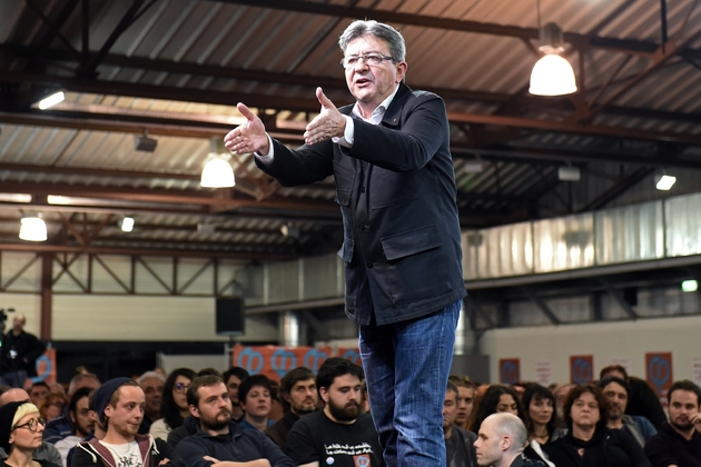 Jean-Luc Mélenchon en meeting le 26 janvier 2017 à Perigueux