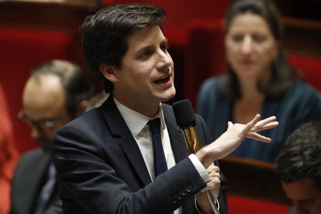 Le secrétaire d'Etat à la Cohésion des territoires, Julien Denormandie à l'Assemblée nationale, le 29 novembre 2017 à Paris