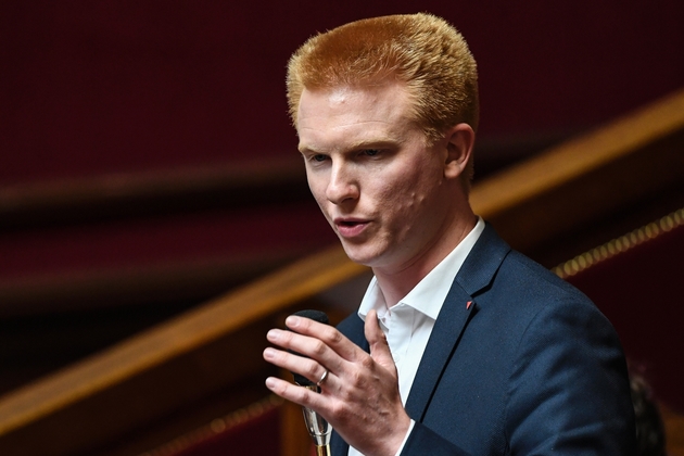 Le député LFI Adrien Quatennens le 16 juillet 2019 à l'Assemblée Nationale