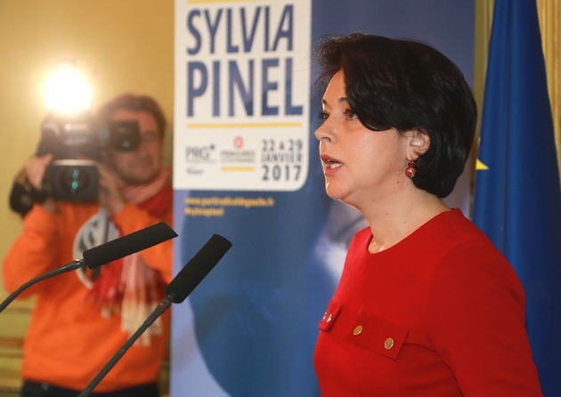 Sylvia Pinel lors de la présentation de son programme le 5 janvier 2017 à Paris