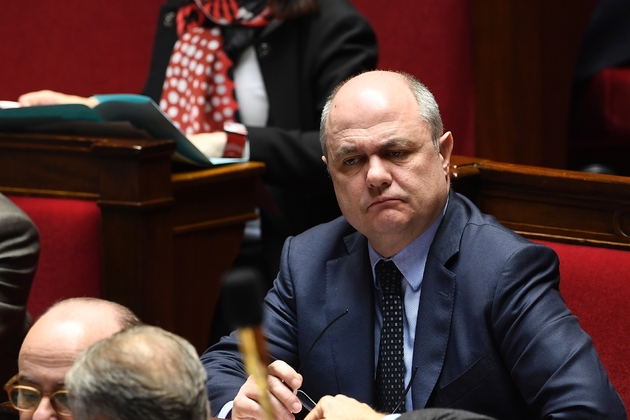 Le ministre de l'Intérieur Bruno Le Roux le 7 février 2017 à l'Assemblée nationale à Paris