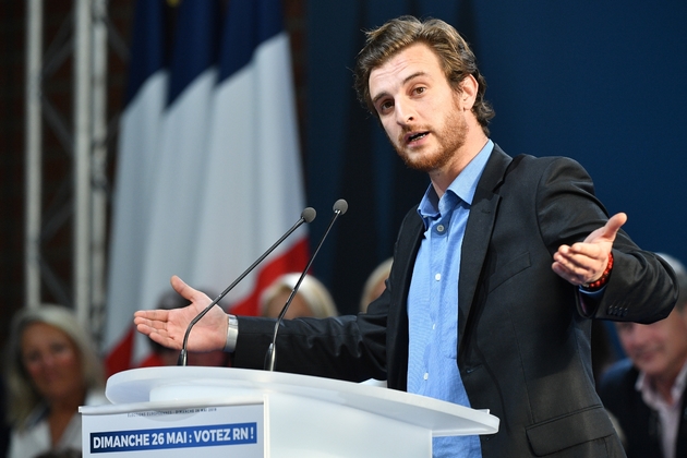  Andrea Kotarac, recrue de LFI, en meeting avec le RN le 24 mai 2019 à Hénin-Beaumont