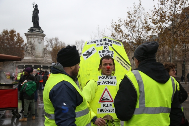 Manifestation de gilets jaunes, le 1er décembre 2018 à Paris