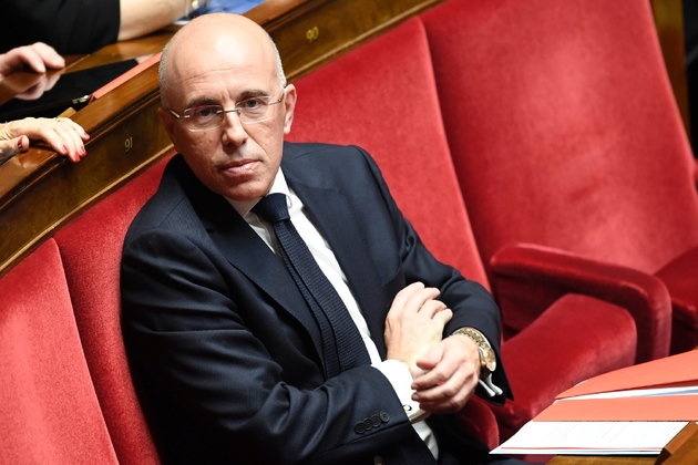 Le député LR Eric Ciotti à l'Assemblée nationale le 21 novembre 2017