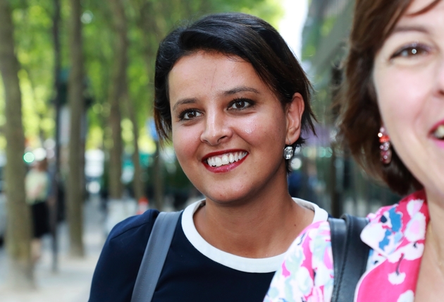 L'ex-ministre de l'Education Najat Vallaud-Belkacem, le 8 juillet 2017 à Paris