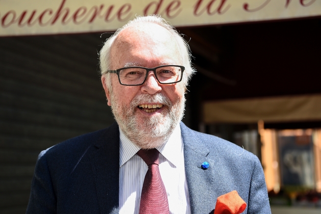 Le trésorier du FN, Wallerand de Saint-Just, le 9 mai 2017 à Paris