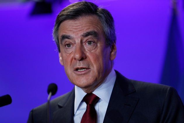 François Fillon lors de ses voeux à la presse le 10 janvier 2017 à Paris