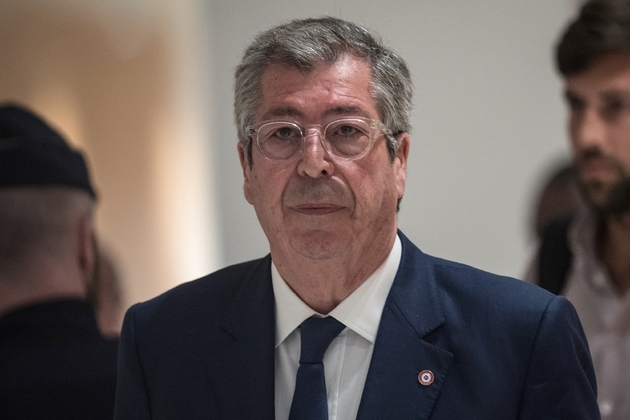 Patrick Balkany quitte le tribunal correctionnel de Paris au premier jour de son procès, le 13 mai 2019