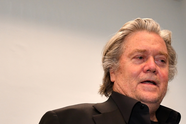 Steve Bannon, ex-stratège de Donald Trump et soutien de Marine Le Pen, le 25 mars 2019 à Rome