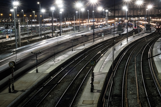 La Gare du nord à Paris, le 16 mars 2020