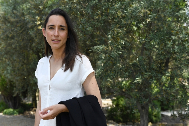Brune Poirson, candidate REM dans le Vaucluse, le 2 juin 2017 à Monteux