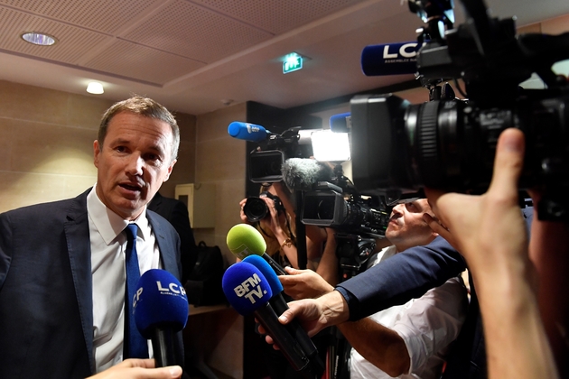 Nicolas Dupont-Aignan en juillet 2018