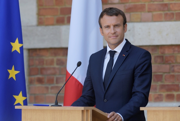 Emmanuel Macron à Varna le 25 août 2017