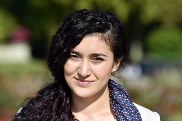 Anina Ciuciu, élève avocate qui rêve de devenir la première sénatrice rom de France, le 20 septembre 2017 à Paris