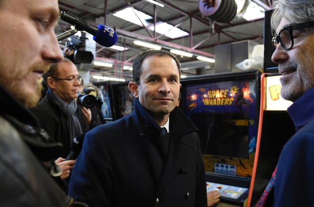 Le candidat à la présidentielle Benoît Hamon à Metz, dans l'est de la France, le 3 février 2017
