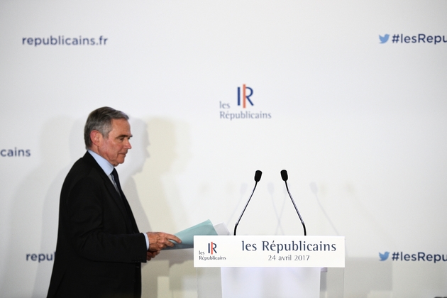 Bernard Accoyer, le secrétaire général du parti Les Républicains, le 24 avril 2017 à Paris
