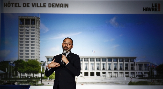 Le Premier ministre et candidat à la mairie du Havre Edouard Philippe, le 5 mars 2020 au Havre
