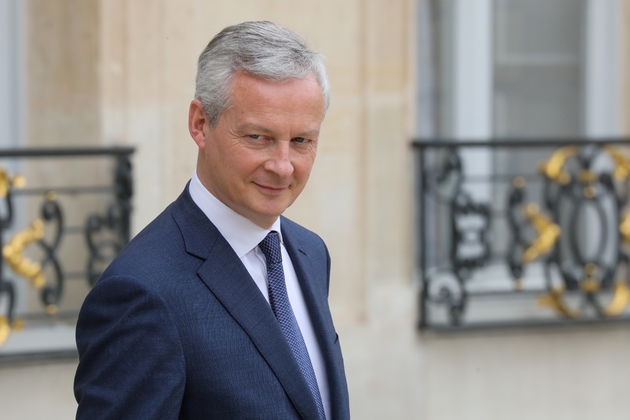 Le ministre des Finances Bruno Le Maire à l'Elysée, le 12 juin 2019 à Paris