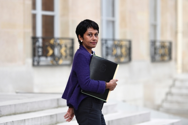 La ministre des Outre-mer, Ericka Bareigts à l'Elysée, le 19 avril 2017