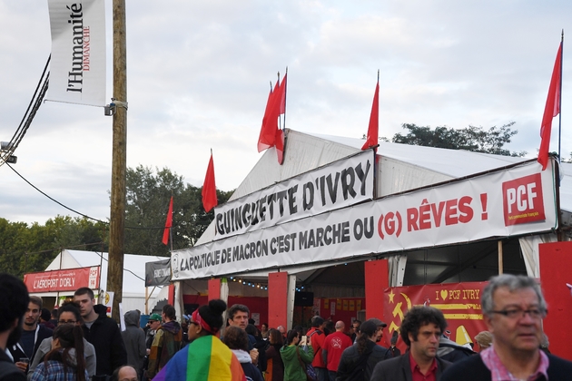 A la Fête de l'Humanité, le 16 septembre 2017 à La Courneuve