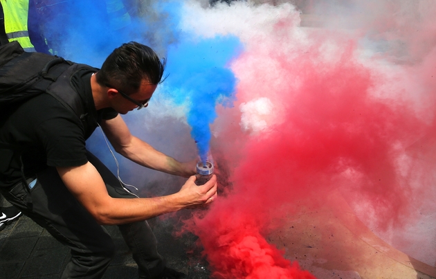 Un gilet jaune samedi 18 mai 2019 à Reims