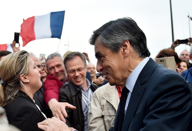 François Fillon rencontre ses sympathisants à Quimper le 30 mars 2017