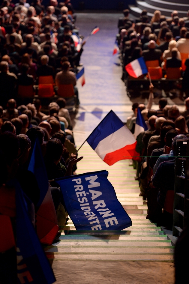 Réunion électorale du FN à Déols le 11 mars 2017