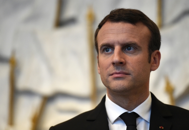 Le président Emmanuel Macron à l'Elysée à Paris le 17 mai 2017