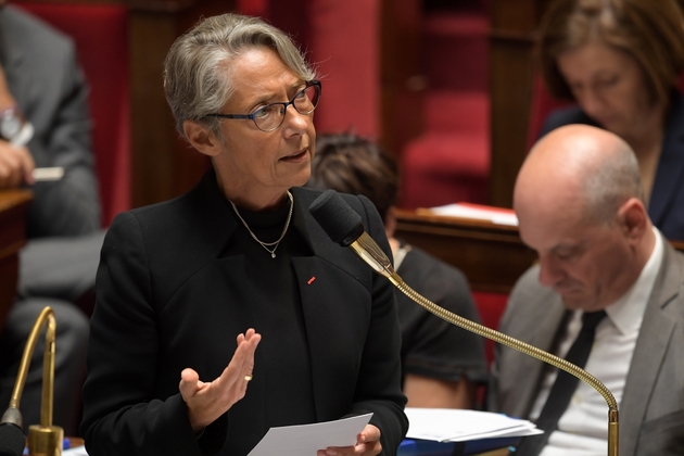 La ministre des Transports Elisabeth Borne à l'Assemblée nationale à Paris, le 18 juin 2019.