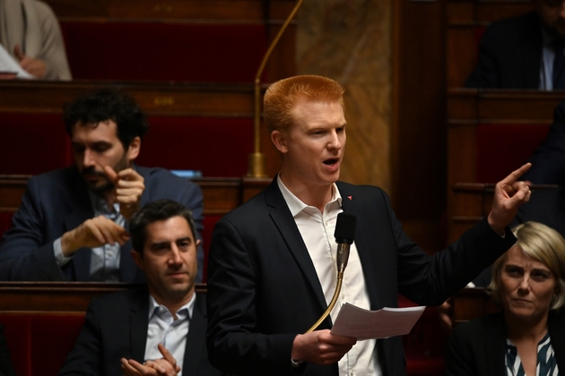 Adrien Quatennens le 10 décembre 2019 à l'Assemblée